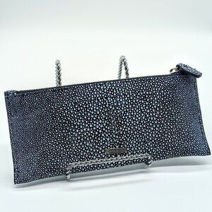 Vince Camuto Stingray Leather Zipper Pouch